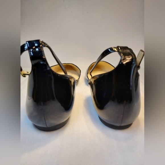 Nine West black flats size 9 M - Picture 4 of 5